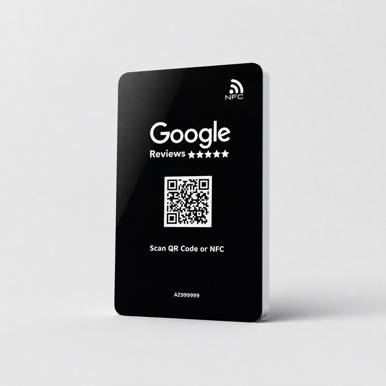 Kartička s QR kódem na Google recenze